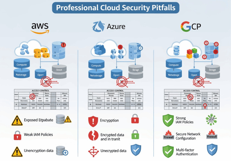 Cloud Security Pitfalls Across Providers