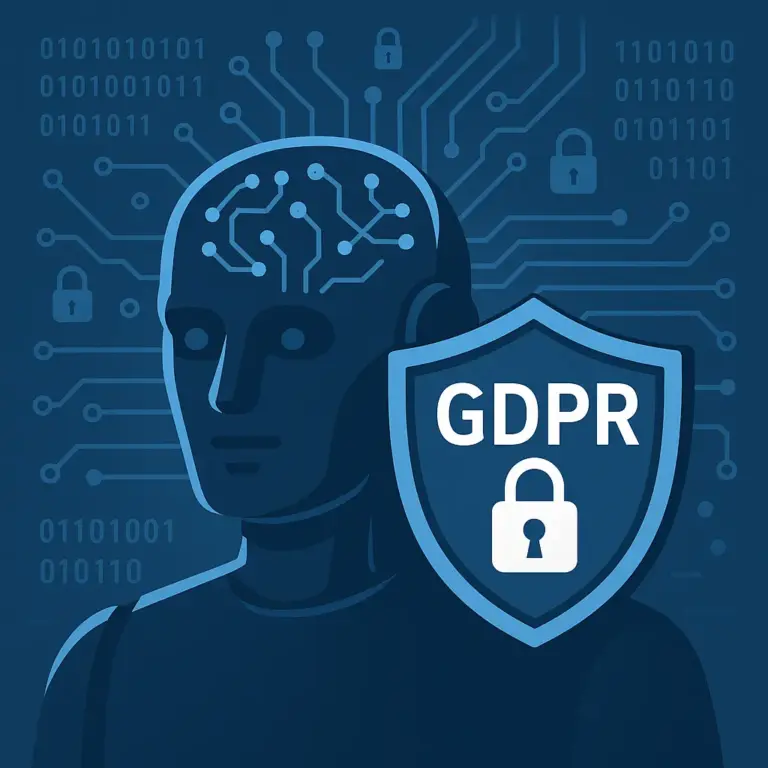 Secure Gdprcompliant Ai Solutions Illustration