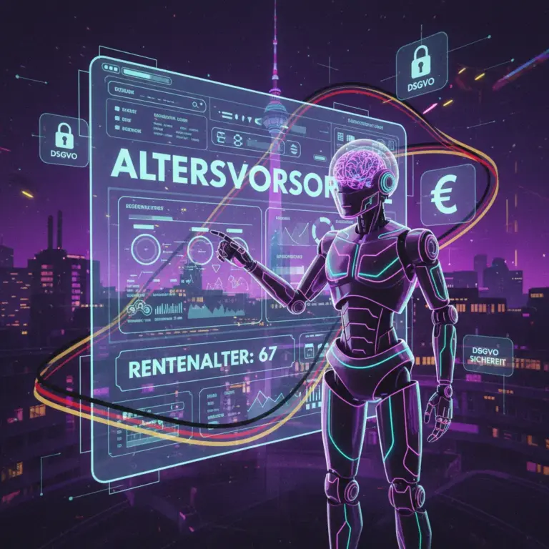 Robotermodell Mit Altersvorsorgedaten